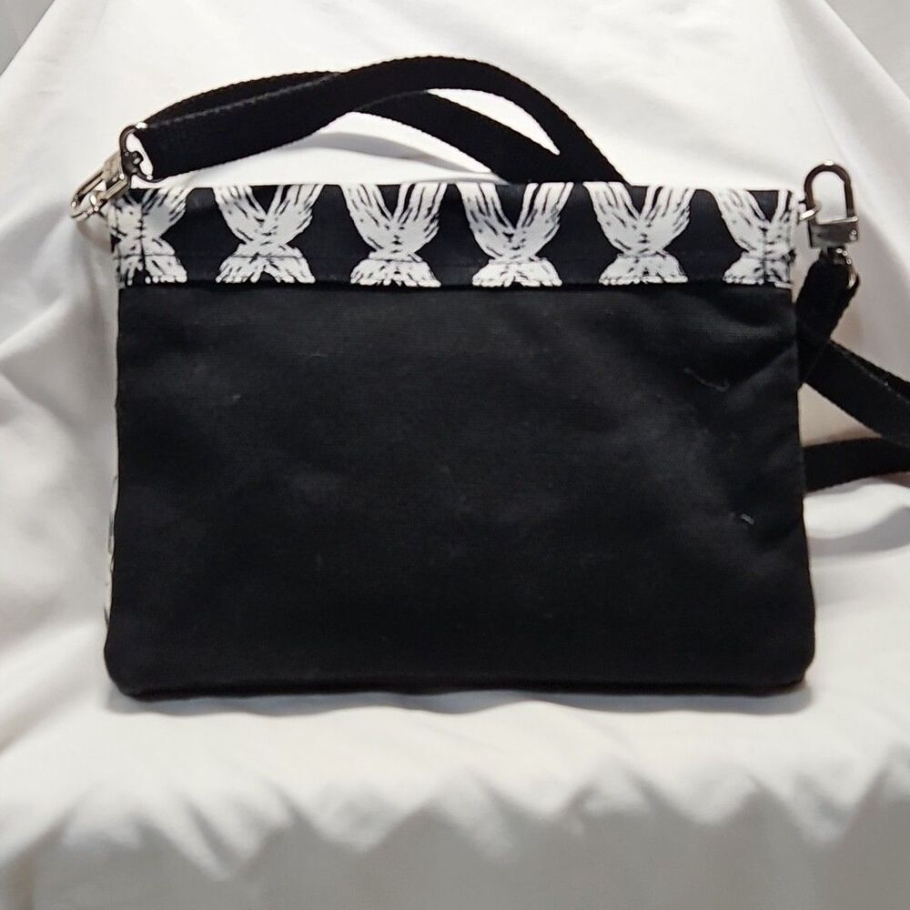 Thirty-One 31 Double Up Crossbody Purse Black Links - Picture 2 of 7
